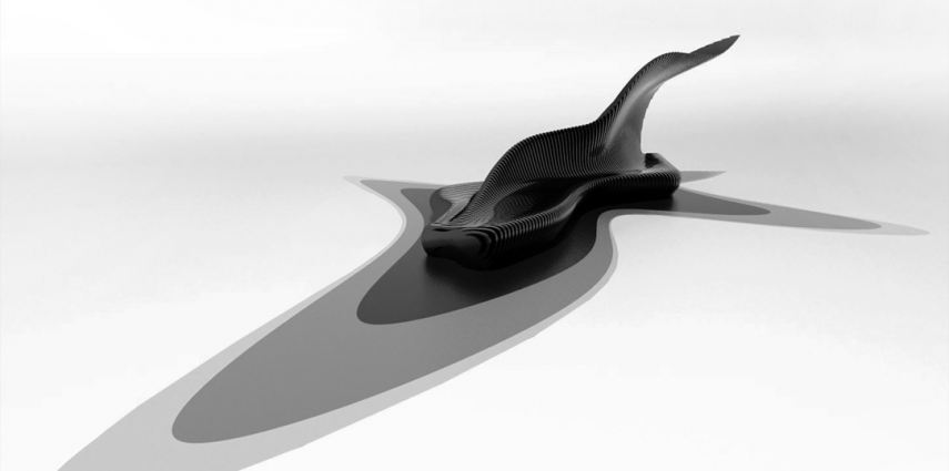Fluid Bench, a functional art for public space